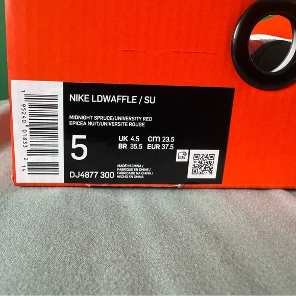 Nike ld waffle Sacai undercover size 5 - Picture 7 of 8